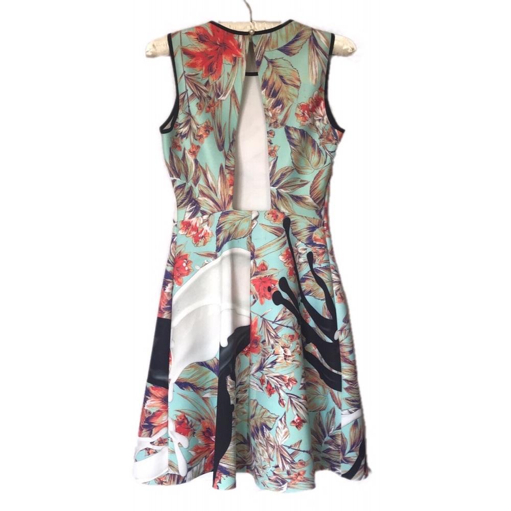 NWOT CLOVER CANYON | Fit & Flare Neoprene Dress - Picture 5 of 7